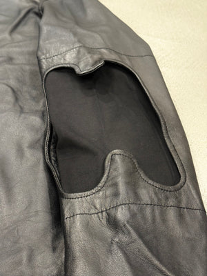 S/S2004 Helmut Lang Dragonfly cutout elbow leather biker jacket