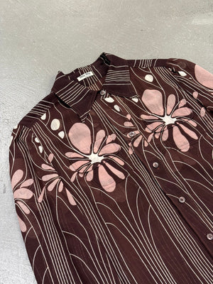S/S2003 Miu Miu floral silk shirt