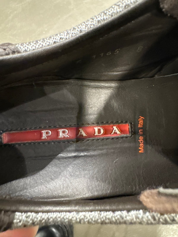 2000s Prada vintage leather sneakers