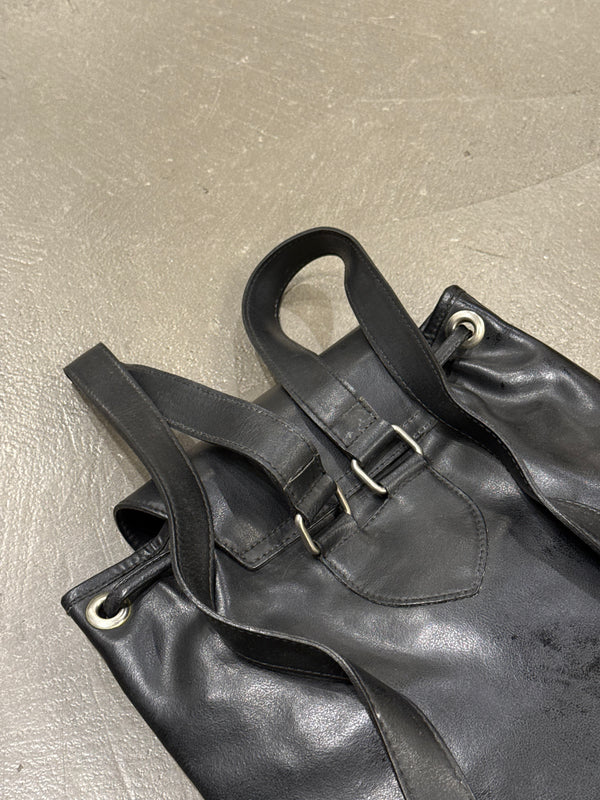 1990s Gianni Versace Medusa leather backpack