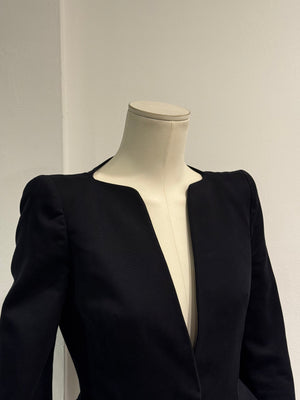 2012 Alexander McQueen sculptural wool blazer