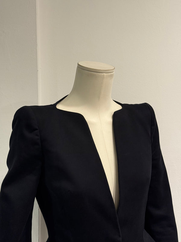 2012 Alexander McQueen sculptural wool blazer
