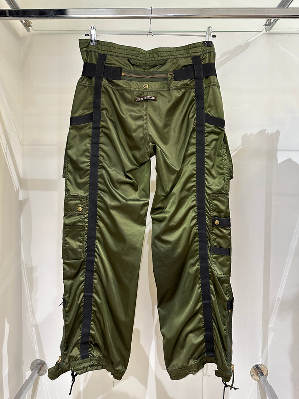 AW2003 Jean Paul Gaultier parachute bondage pants