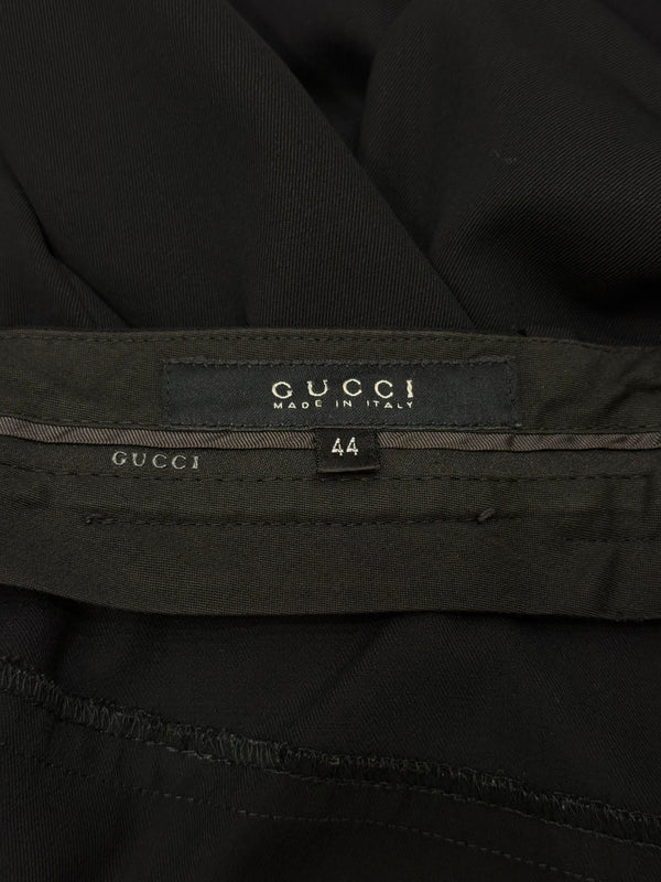 2000s Gucci minimal tailored wool trousers