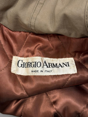1980s Giorgio Armani military oversized technical parka
