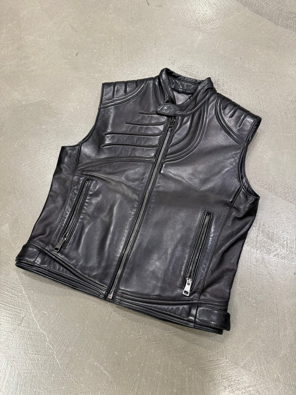F/W 2000 Gucci by Tom Ford spiral biker vest