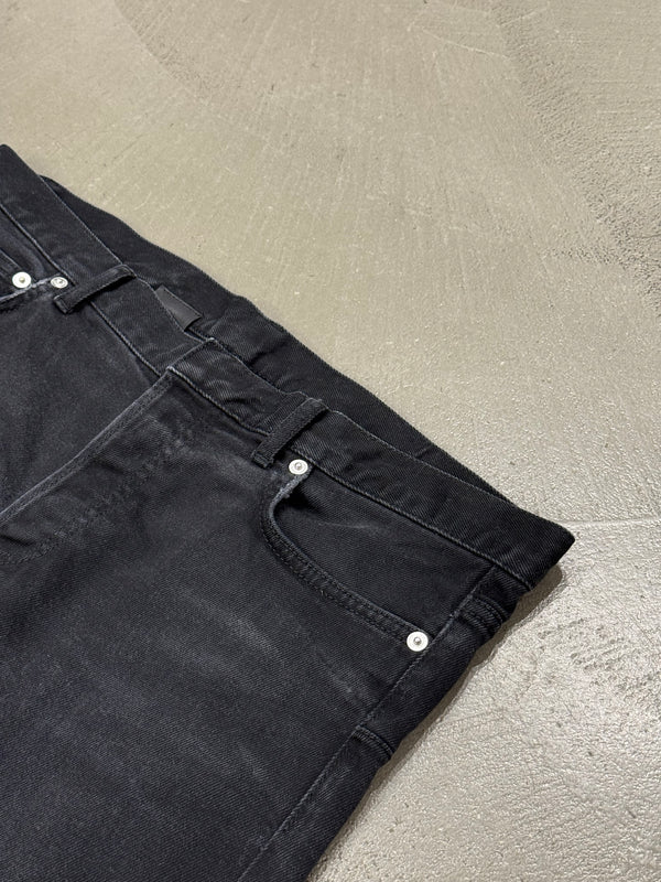 2000s Dior by Hedi Slimane faded black jeans