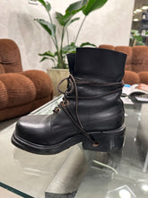 Load image into Gallery viewer, 1990s Dirk Bikkembergs lace through heel boots
