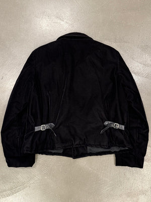 1990s EMPORIO Armani velour boxy military jacket