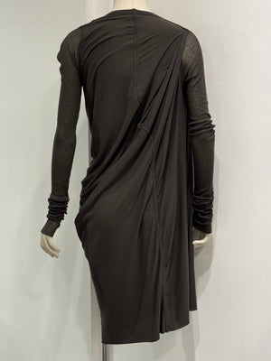 2010s Rick Owens asymmetrical dress