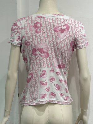 2000s Christian Dior by Galliano monogram t-shirt
