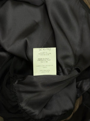 A/W2003 Gucci By Tom Ford runway corset ruched sleeves top