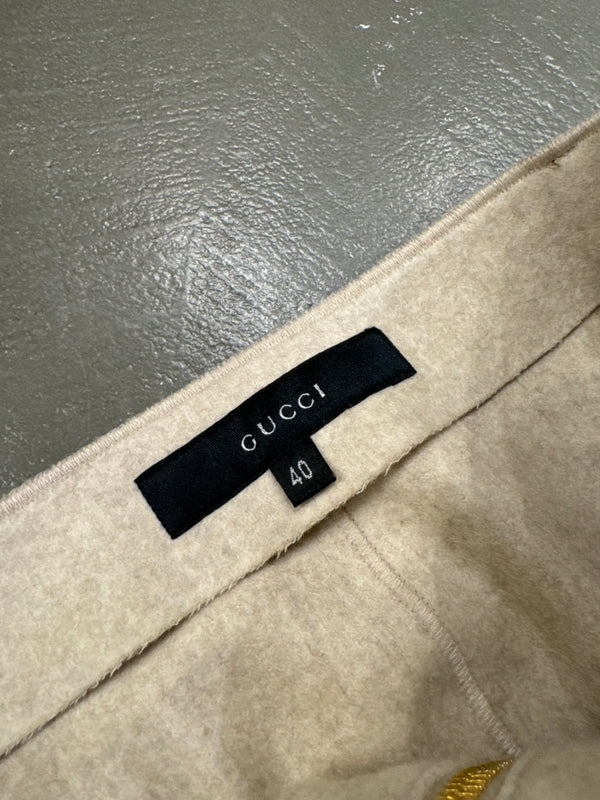 A/W2000 Gucci by Tom Ford wool and cachemire pencil skirt