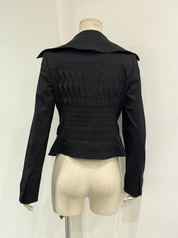 A/W2003 Gucci by Tom Ford structured wide collar tailored jacket