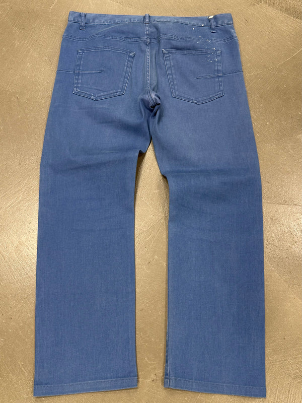 2000s Dior blue faded jeans