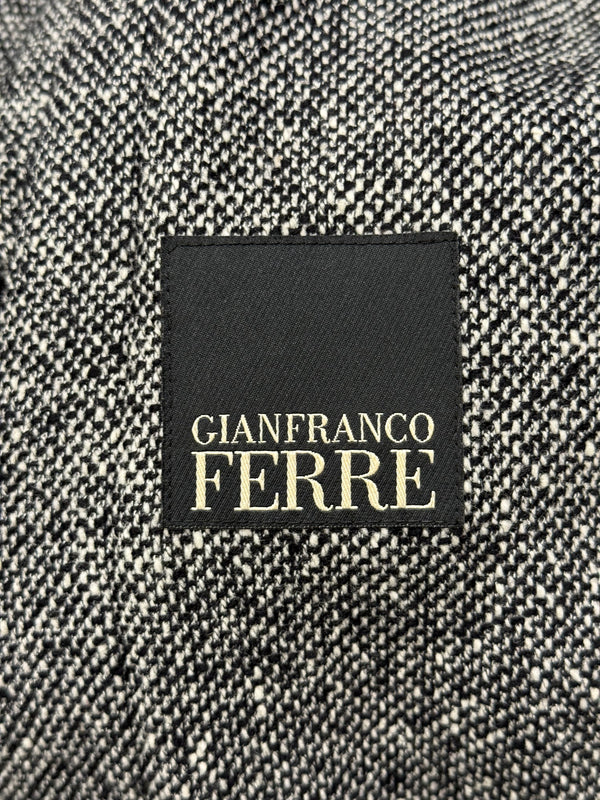 2000s Gianfranco Ferré paneled tweed jacket