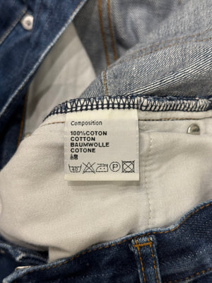 2000s Dior by Hedi Slimane classic raw denim jeans