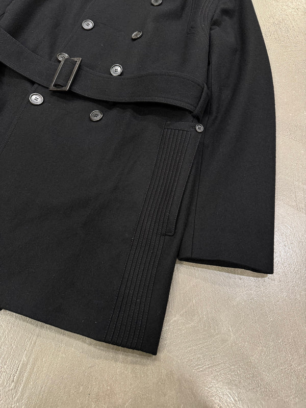 A/W2008 Dior paneled military wool belted coat