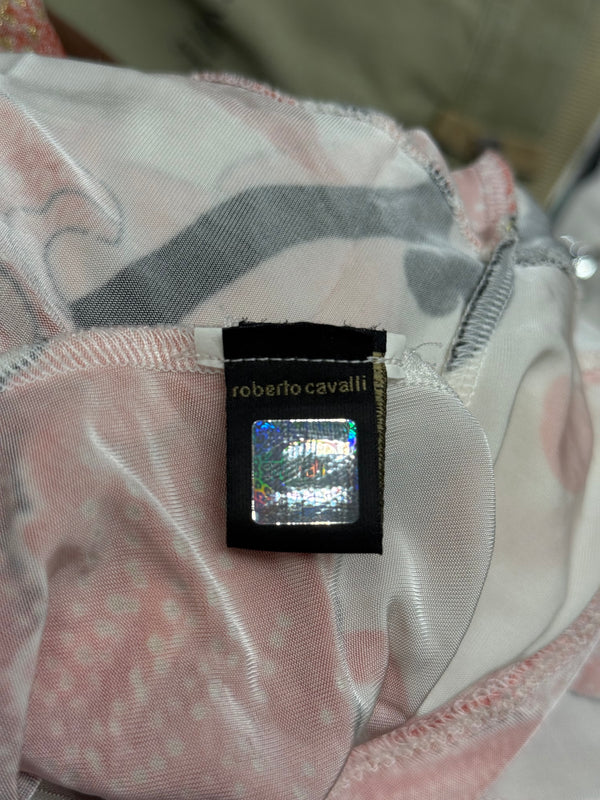 2000s Cavalli floral mini dress