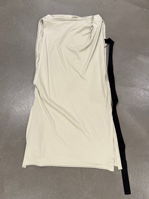 Rick Owens draped asymmetrical sleeveless dress