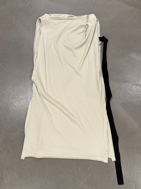 Rick Owens draped asymmetrical sleeveless dress