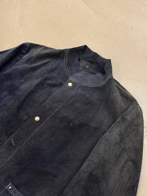 2000s Maison Margiela artisanal leather jacket