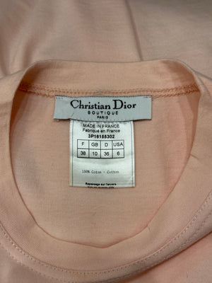 2003 Christian Dior by Galliano denim logo tank top