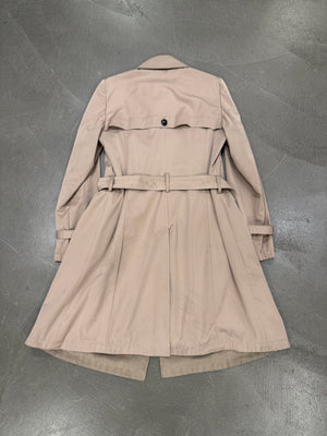2009 Armani double breasted trench coat