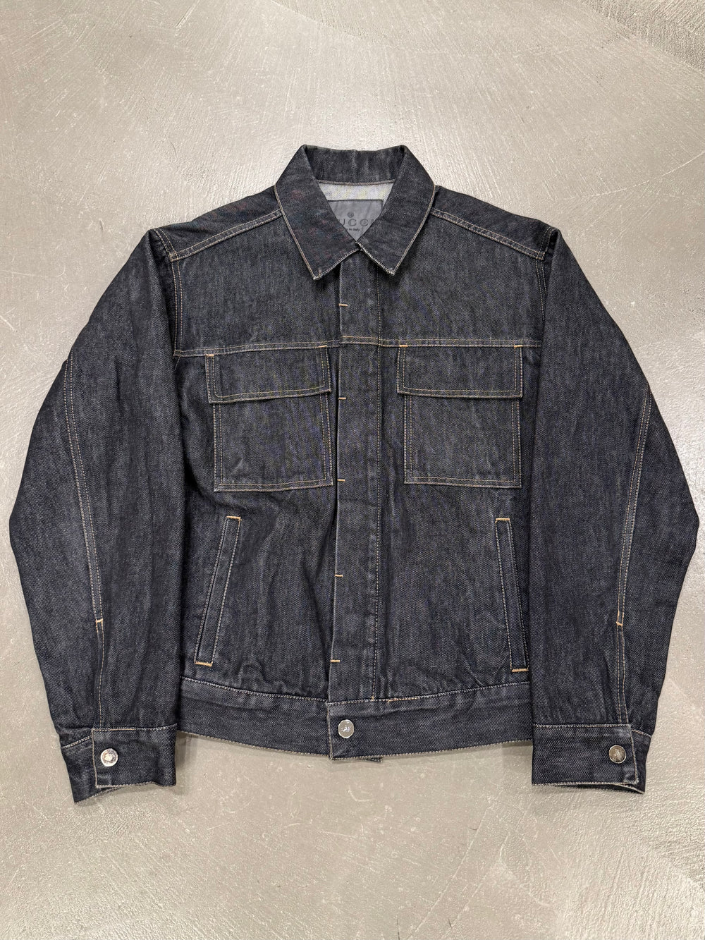 2000s Gucci by Tom Ford cargo denim jacket