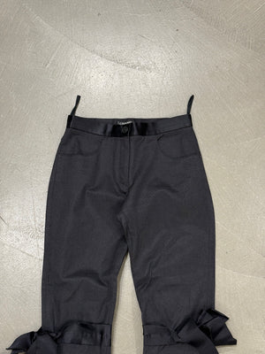 A/W2005 Chanel by Karl Lagerfeld bow jeans