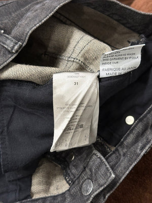 2000s Dior clawmark faded jeans