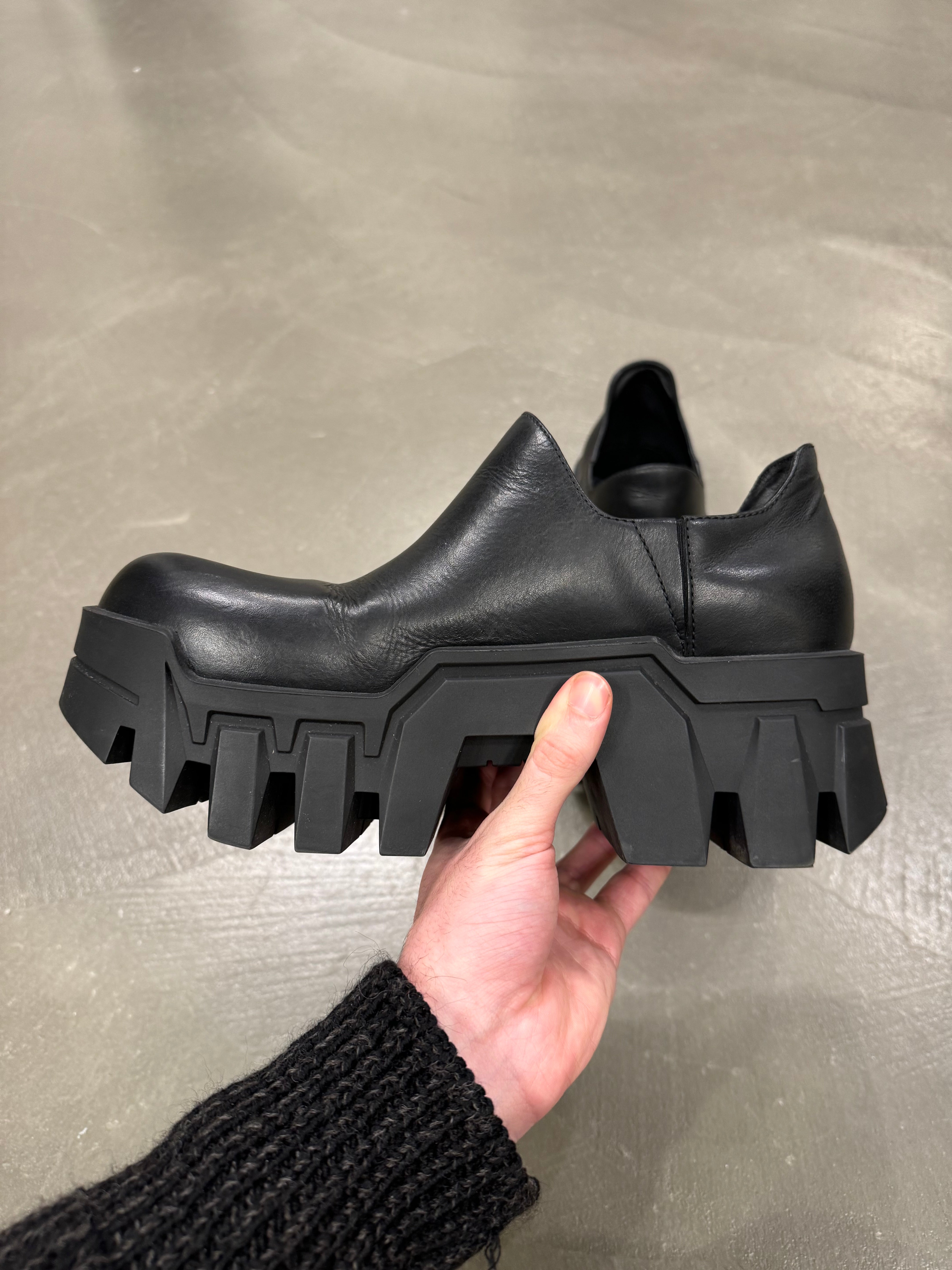 Balenciaga bulldozer mini boots