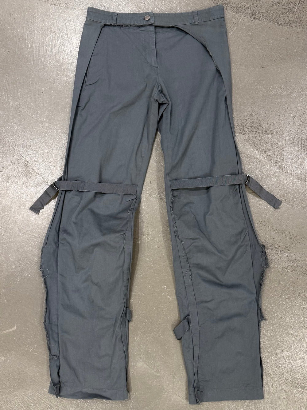 2000s Hussein Chalayan bondage pants