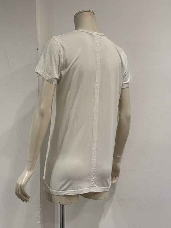 2000s Ann Demeulemeester gothic abstract graphic print T-Shirt