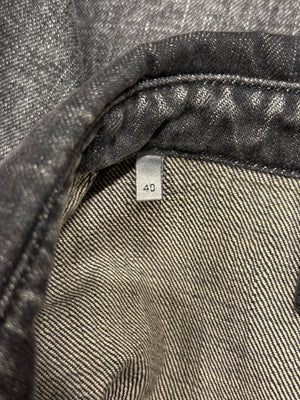 2002 Dior by Hedi Slimane clawmark denim jacket