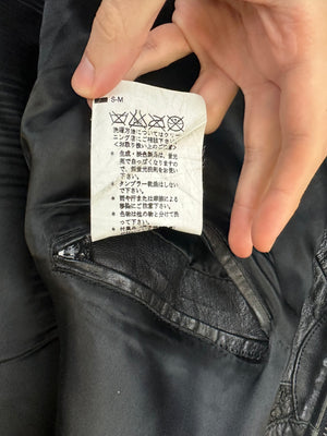 AW2008 Dolce & Gabbana patchwork bomber leather jacket