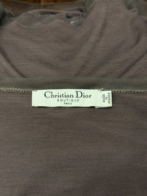 A/W2006 Christian Dior by John Galliano sheer embellished top