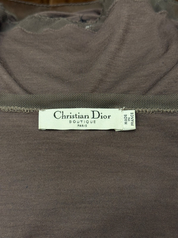 A/W2006 Christian Dior by John Galliano sheer embellished top