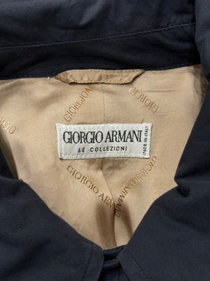 1990s Giorgio Armani double breasted trench coat