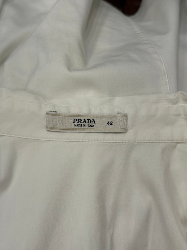 2000s Prada knot shirt top