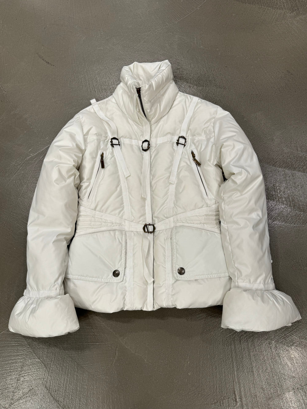 1990s Roberto Cavalli harness parachute puffer jacket