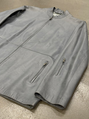 1990s Emporio Armani thin technical leather jacket