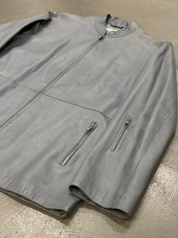1990s Emporio Armani thin technical leather jacket