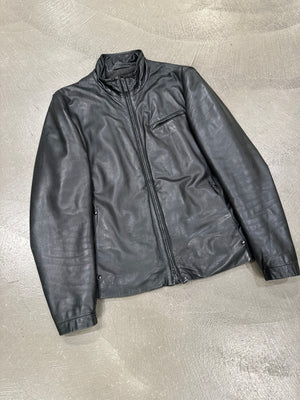 2000s Armani lamb leather jacket