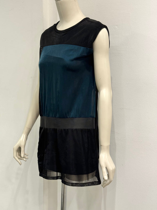 2000s Balenciaga by Ghesquiere paneled dress