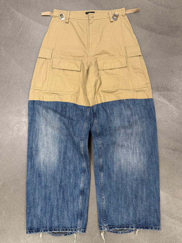 2023 Balenciaga hybrid baggy cargo jeans