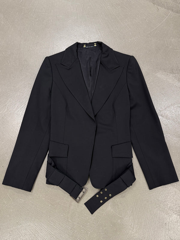 A/W2003 Gucci by Tom Ford belted military jacket