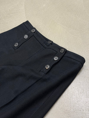 1990s Alexander McQueen buttons up sailor pants