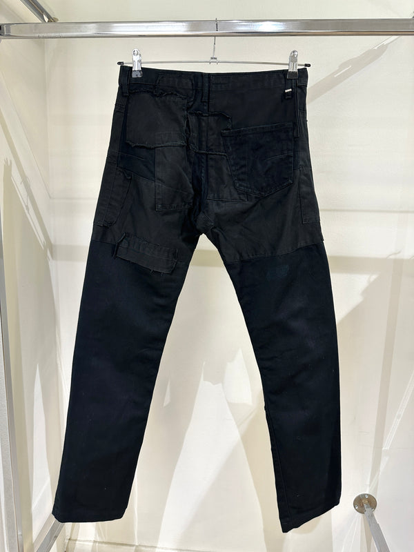FW2007 Dior by Hedi Slimane “Navigate” patchwork jeans