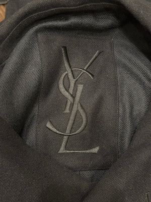 2011 Yves Saint Laurent double breasted peacoat
